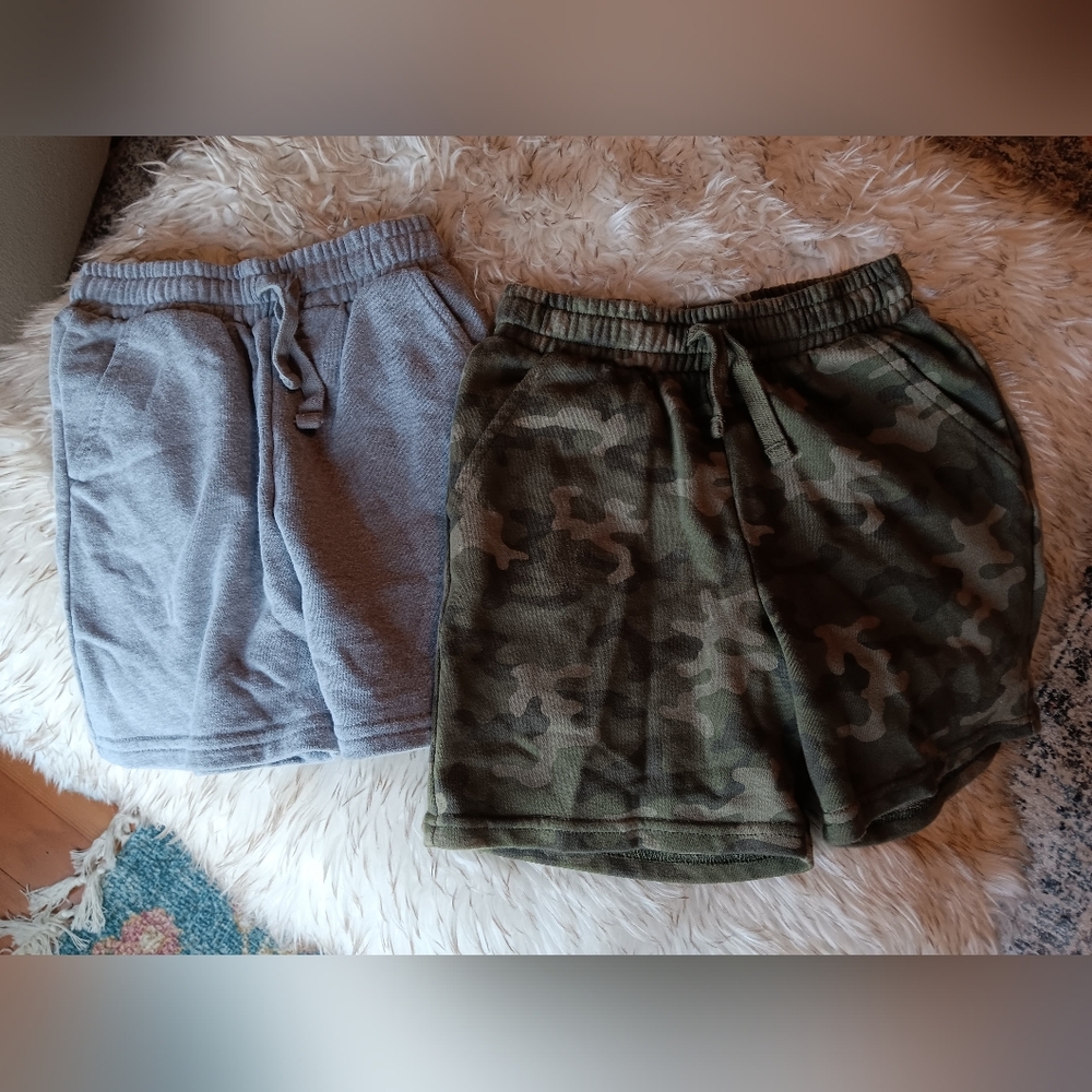 2 Pairs Boys Sweat Shorts 8